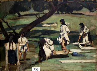 Spălătorese, by Rodica Maniu, 1927
