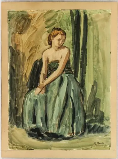 Tânără în rochie de mireasă, by Rodica Maniu
