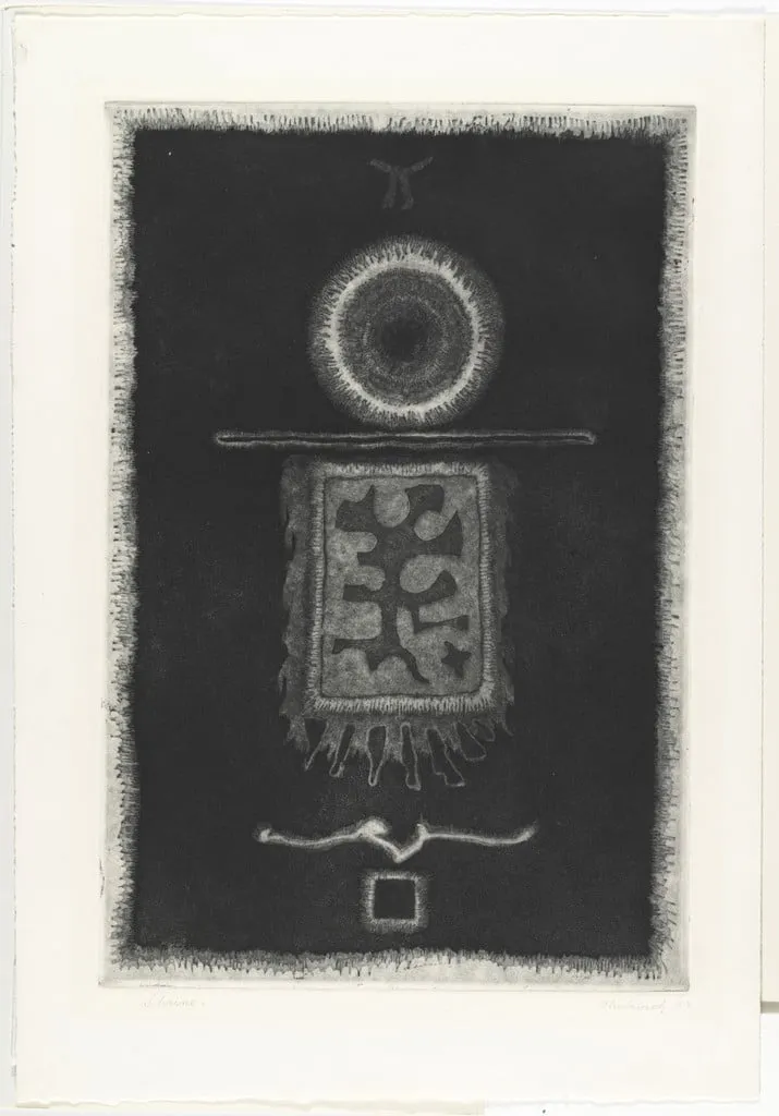 Untitled, by Rodolfo Abularach, ink, 1963