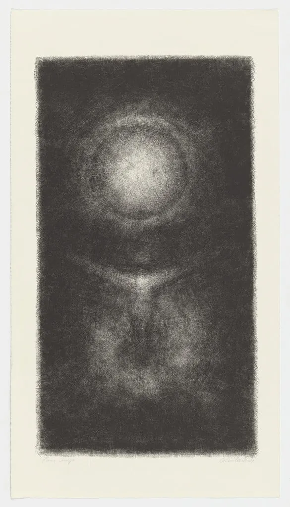 Untitled, by Rodolfo Abularach, ink, 1966