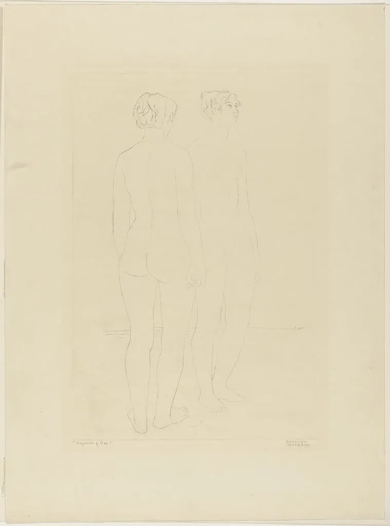 Untitled, by Rodolfo V Castagna, ink, 1925