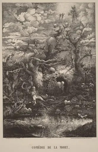Comedie de la Mort, by Rodolphe Bresdin