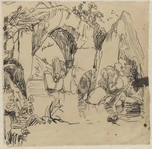 Landscape, by Rodolphe Bresdin