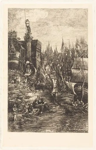 My Dream, by Rodolphe Bresdin