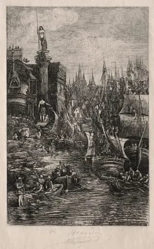 My Dream, by Rodolphe Bresdin