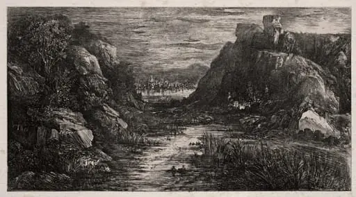 The Distant City, by Rodolphe Bresdin
