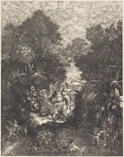The Good Samaritan (Le Bon Samaritain), by Rodolphe Bresdin