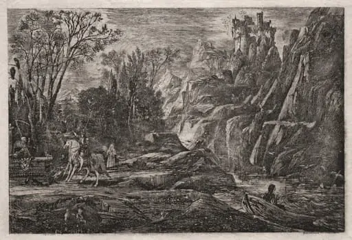 The Knight and Death, by Rodolphe Bresdin