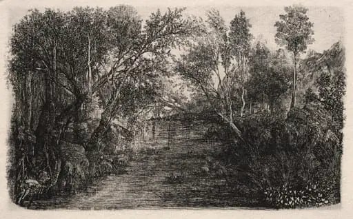 The Stream, by Rodolphe Bresdin