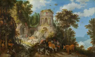 Landscape with the Flight into Egypt, by Roelant Savery