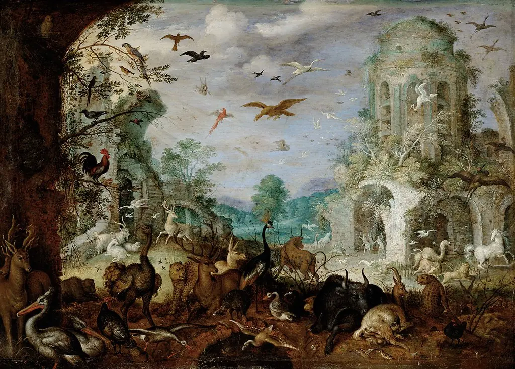 Landscape with Wild Beasts, by Roelant Savery