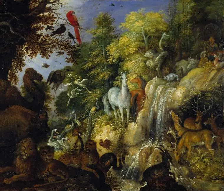 Orpheus with beasts and birds, by Roelant Savery