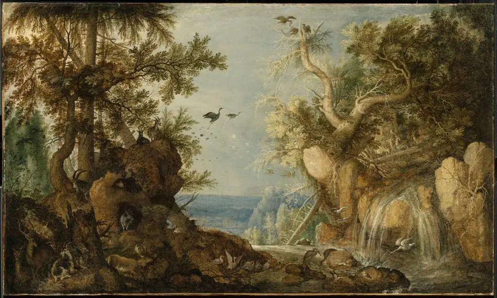 Rocky Landscape with Animals, by Roelant Savery