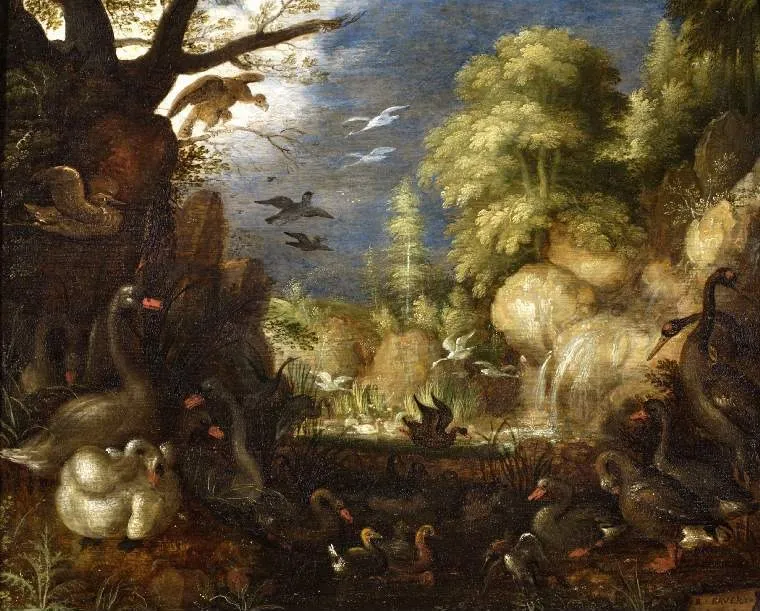 The Creation of Birds, by Roelant Savery, oil, 1619