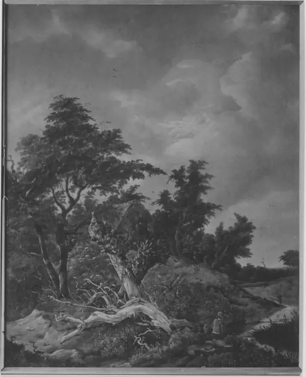 Baumlandschaft mit Bauernhütte, by Roelof Jansz van Vries