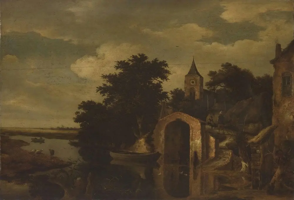 Landscape with a Canal, by Roelof Jansz van Vries