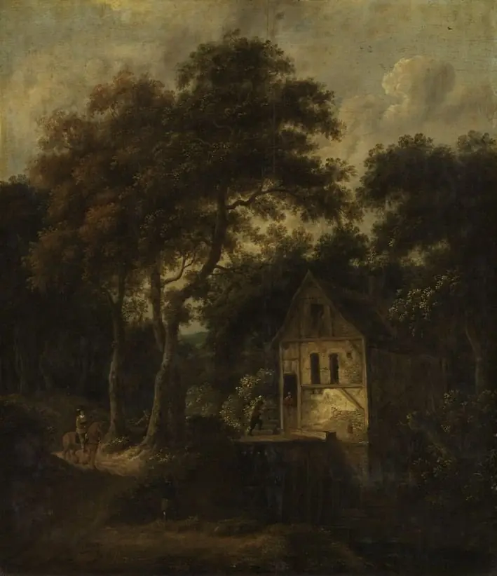 Mühle im Wald, by Roelof Jansz van Vries