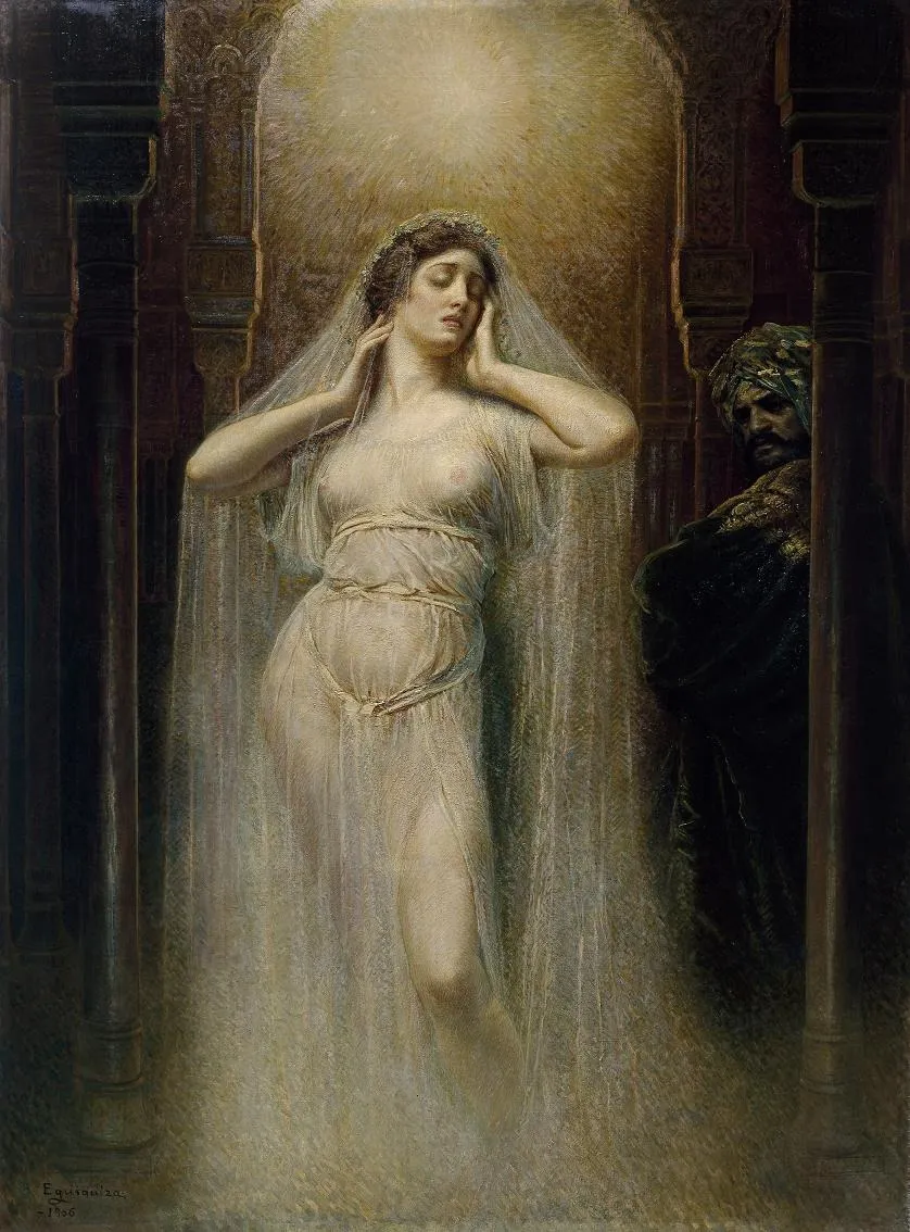 Kundry, by Rogelio de Egusquiza, oil, 1906