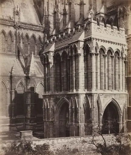 Lincoln Cathedral: The Galilee Porch, by Roger Fenton