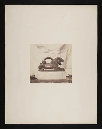 Lion Ornament, by Roger Fenton