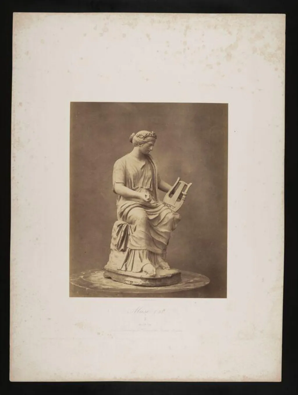 Muse, by Roger Fenton, photographic, 1856