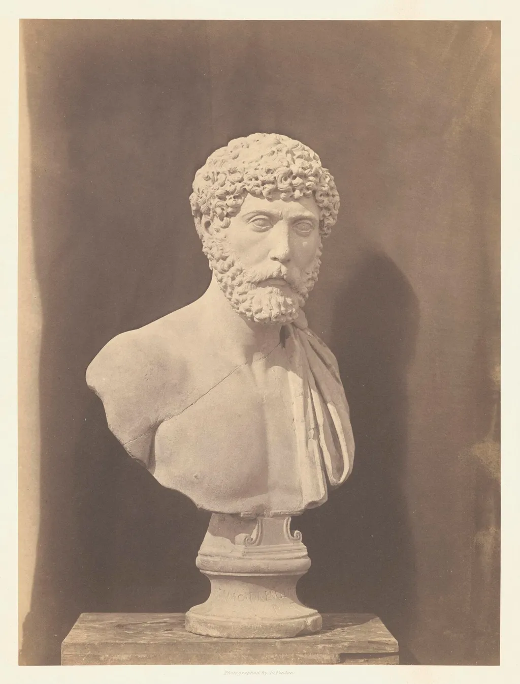 Roman Portrait, by Roger Fenton, photographic, 1855