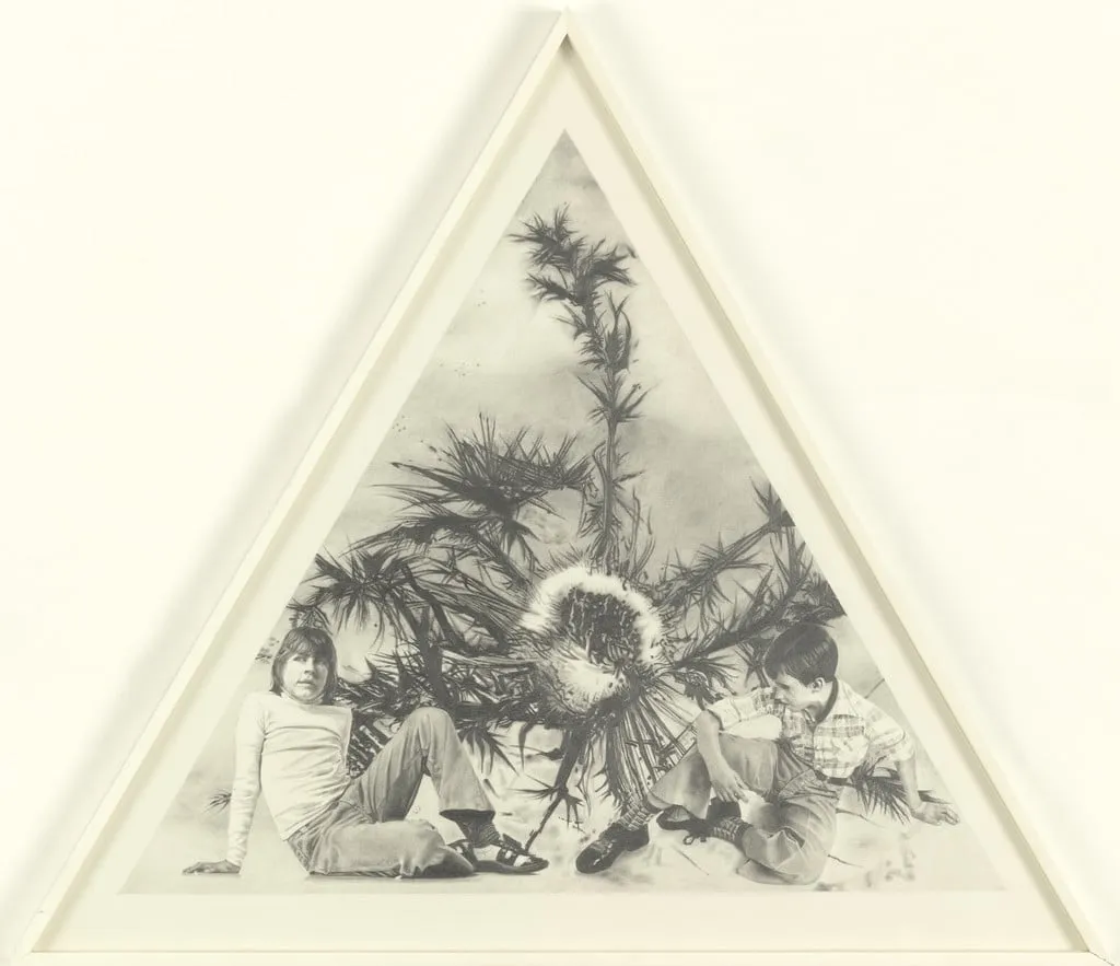 Untitled, by Roger Hiorns, graphite, 2003