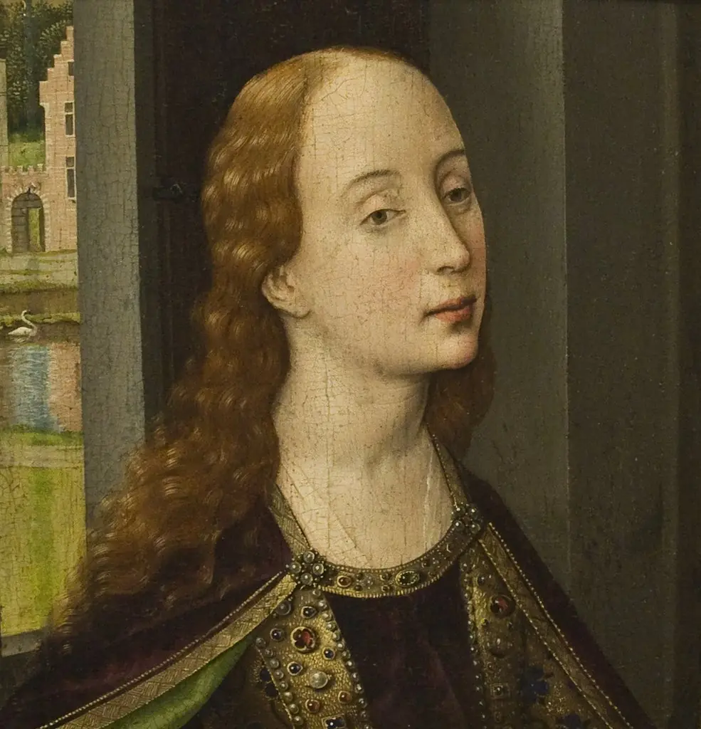 Bust of the Catherine (?), by Rogier van der Weyden