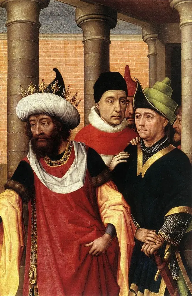 Fragment with group of men
