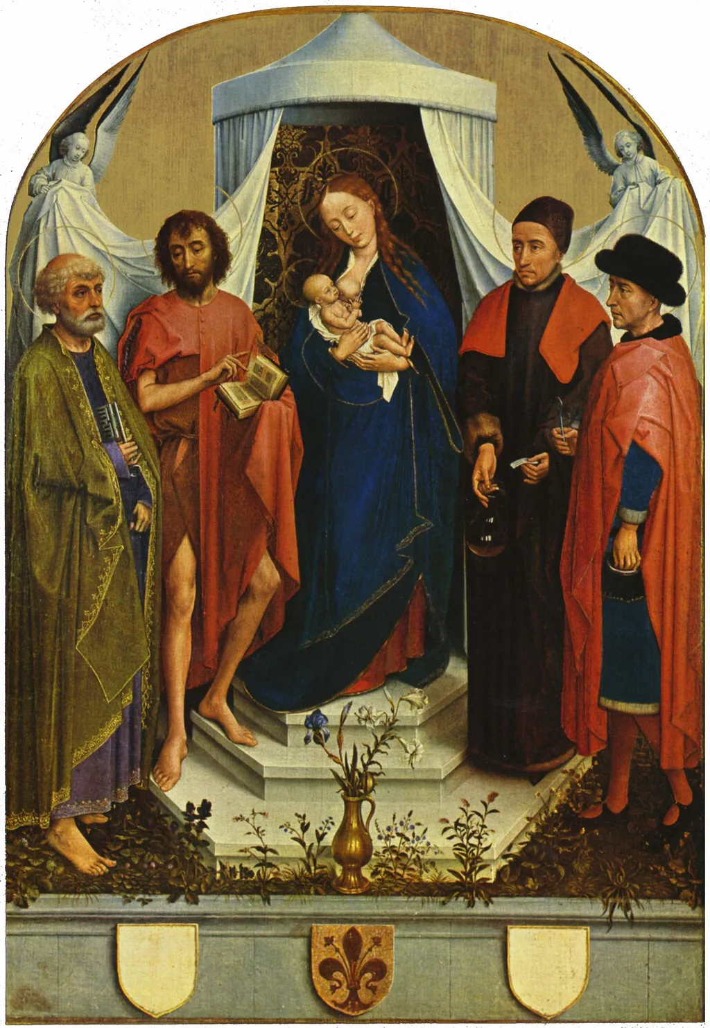 Medici Madonna, by Rogier van der Weyden, mixed, 1460