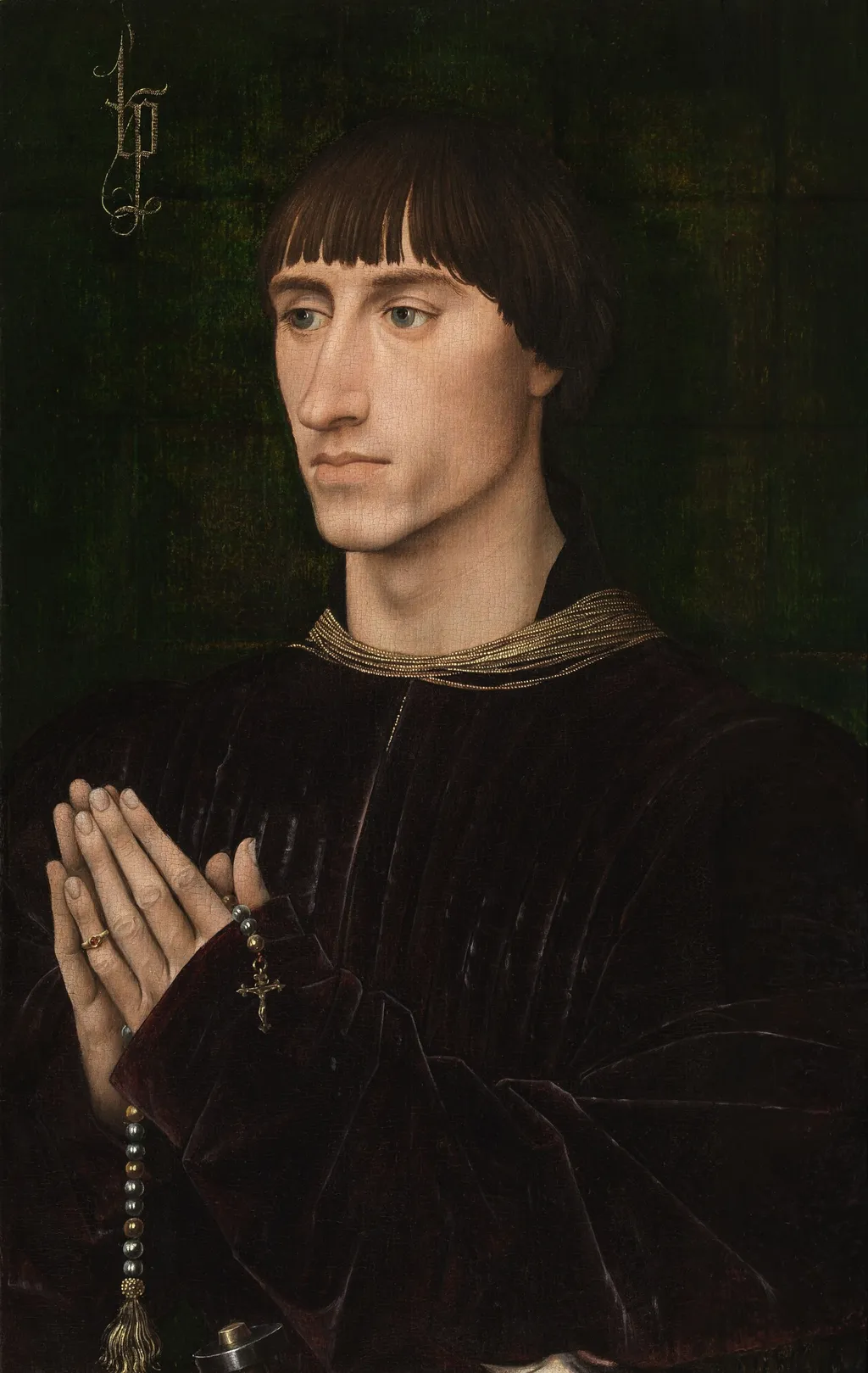 Portrait of Philippe de Croy, by Rogier van der Weyden, oil, 1460