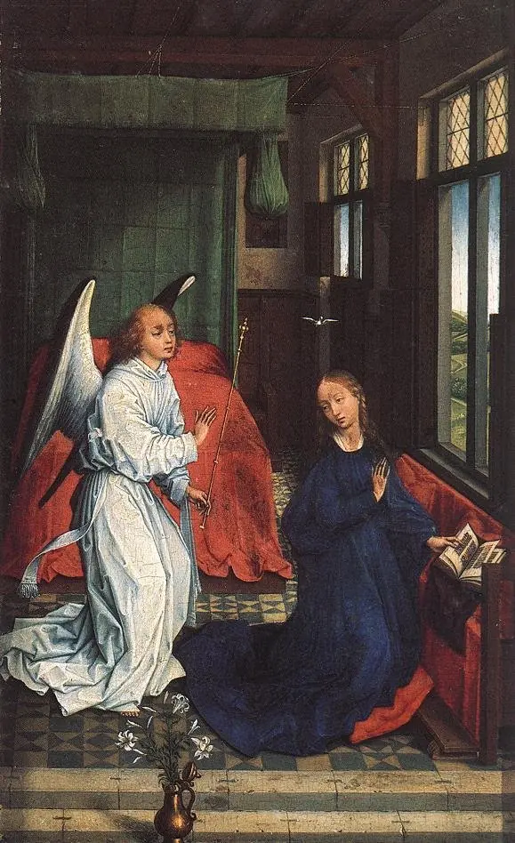 The Annunciation, by Rogier van der Weyden