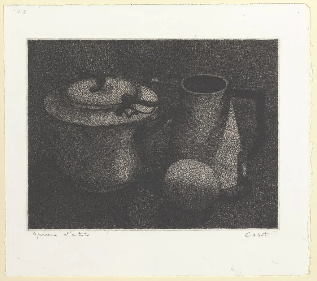 Untitled, by Roland Cabot, ink, 1964