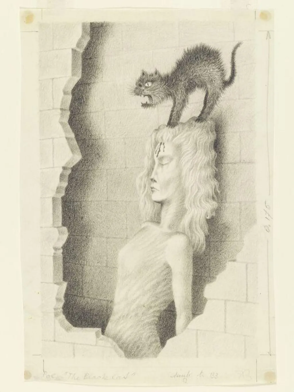 The Black Cat, by Rolf Brandt, 1945