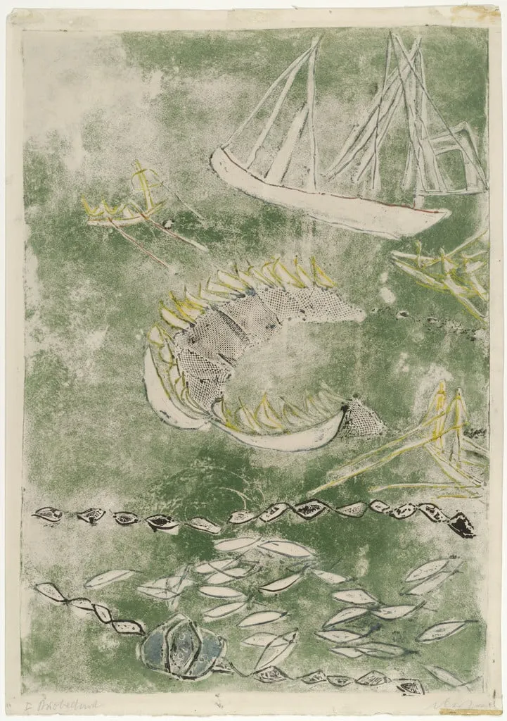 Untitled, by Rolf Nesch, 1938