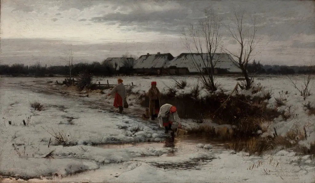 Winter Landscape, by Roman Kochanowski