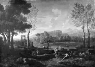 Roman Landscape with the Tiber and the Casino Belvedere
