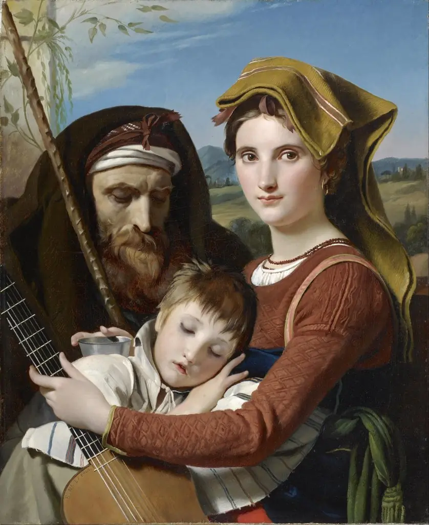 Roman Shepherd Family in the Campagna