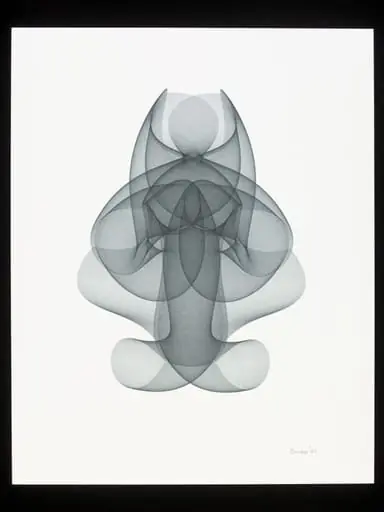 Black Madonna, by Roman Verostko