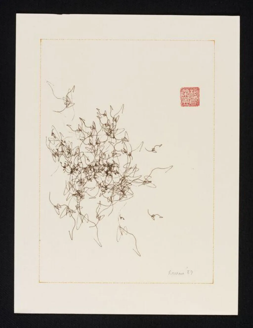 Meditation, by Roman Verostko, 1989