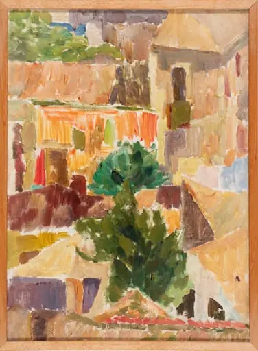 Landscape: from the Acropolis area, by Romanou Erasmia, 1960
