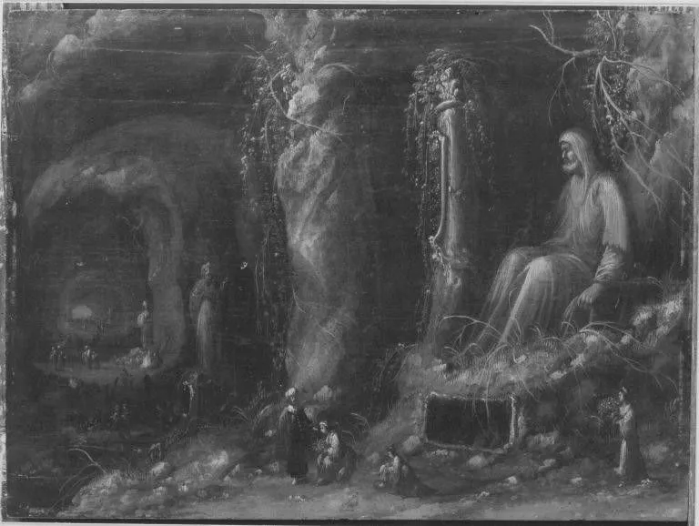 Grottenszene, by Rombout van Troyen, unspecified, 1630