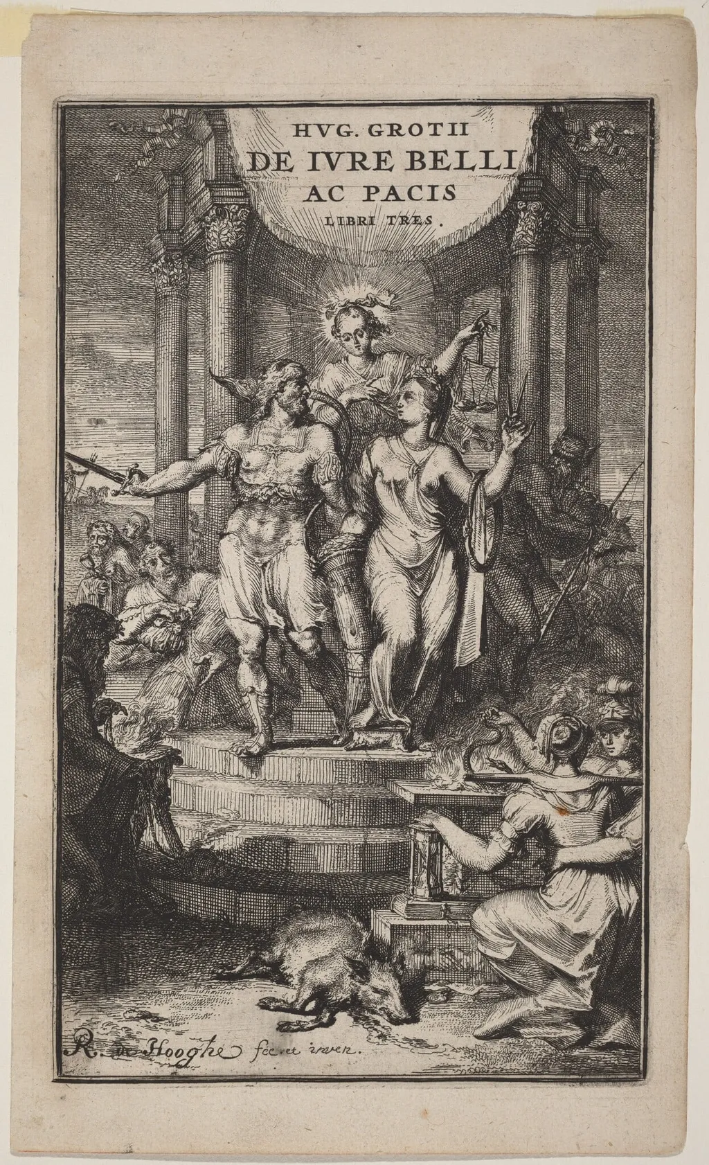 Law of War and Peace, by Romeyn de Hooghe, ink, 1670