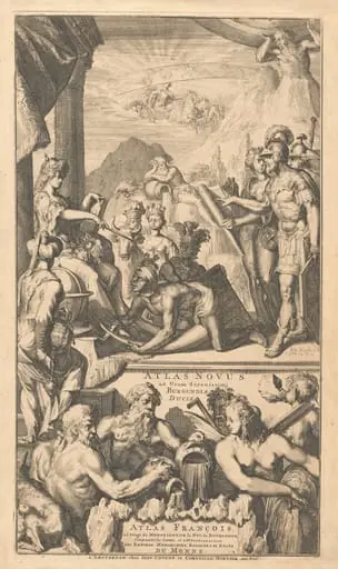 Title Page for “Atlas Novus (New Atlas)”, by Romeyn de Hooghe