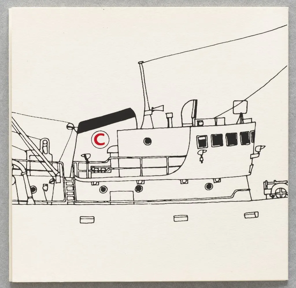 Untitled, by Ron Costley Ian Hamilton Finlay, 1973