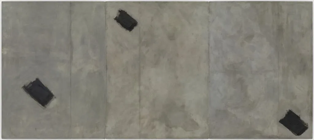 Untitled, by Ronald Bladen, oil, 1960
