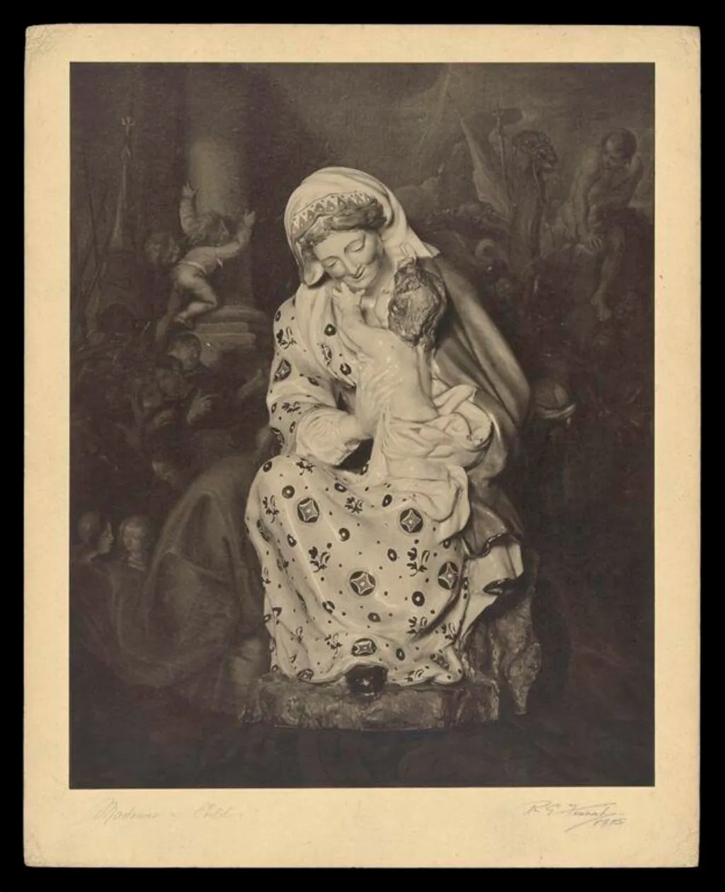 Madonna and Child, by Ronald George Fennah, photographic, 1944