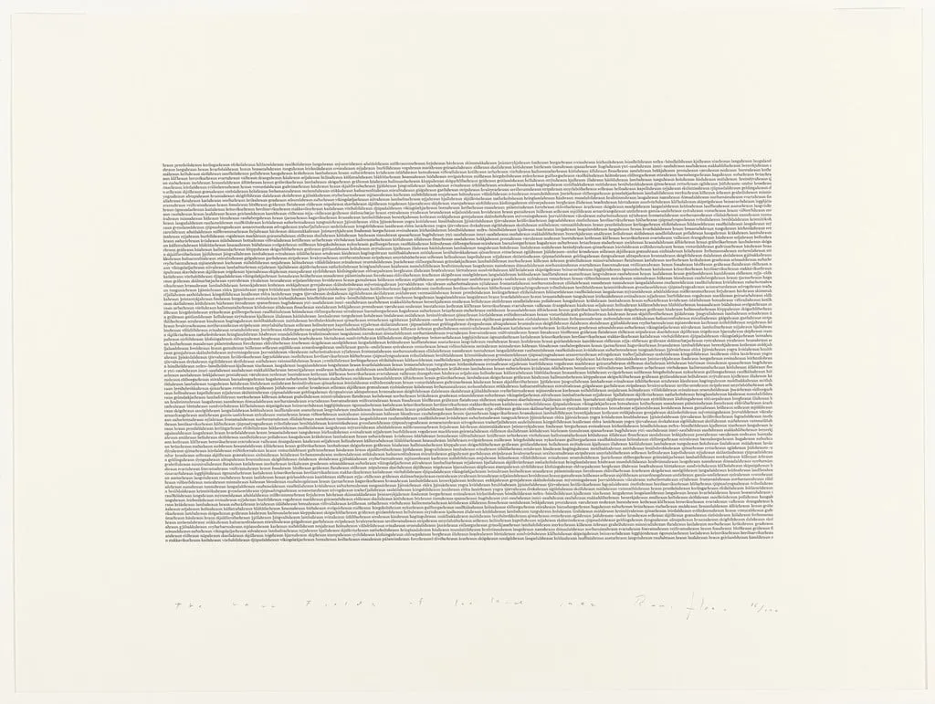 Untitled, by Roni Horn, 1992