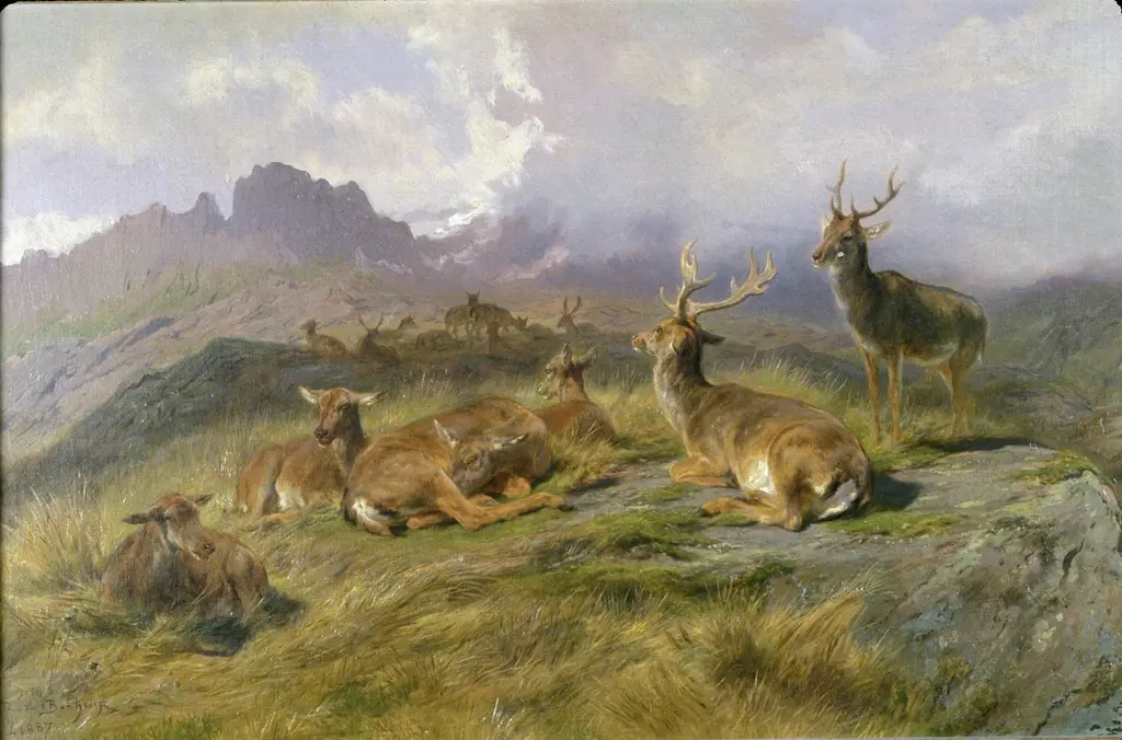 Landscape with Deer, by Rosa Bonheur