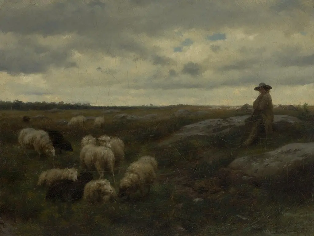 Sheep on a Pasture, by Rosa Bonheur